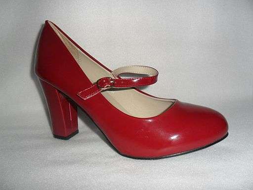 Ladies Red Patent Heels - Sizes 4, 5, 6, 7, 8
