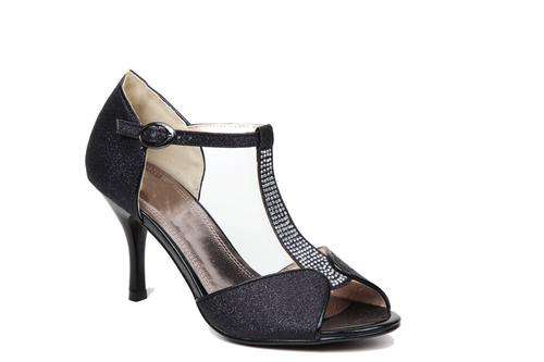* Evening Heel * MISS BLACK - Ava Black Sizes 3, 4, 5, 6, 7, 8