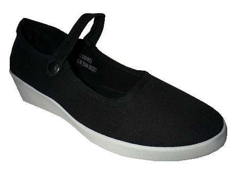 Ladies Tom Tom Shoes Black - Sizes 3, 4, 7