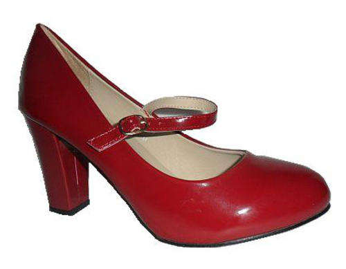Ladies Red Patent Heels - Sizes 5, 6, 7, 8
