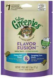 FELINE GREENIES Flavour Fusion - FISH & TUNA