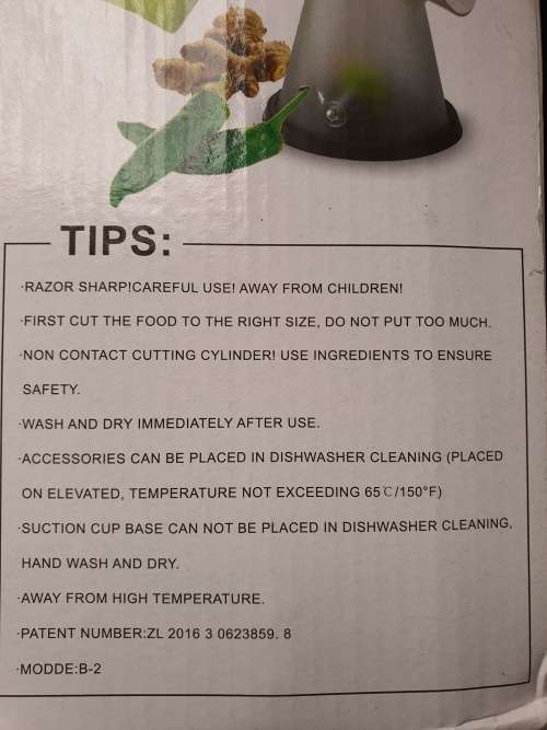 Rotary Cutter - Cut nuts, veggies, cheese