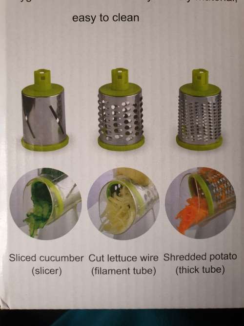 Rotary Cutter - Cut nuts, veggies, cheese