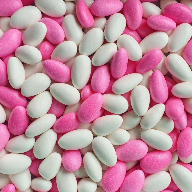 Pink and White Almonds 1kg