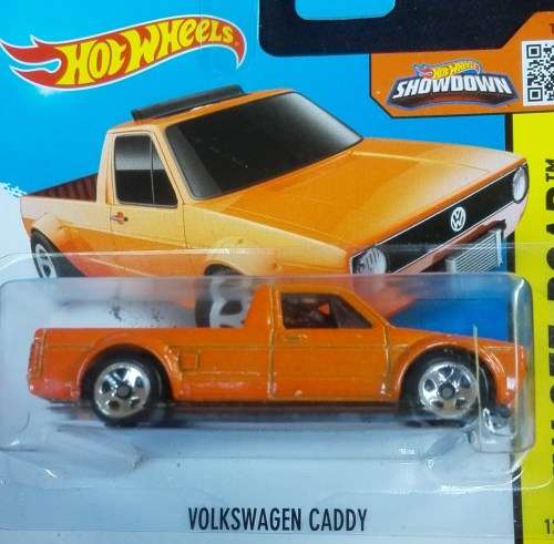 Diecast Hotwheels VW Caddy (orange)