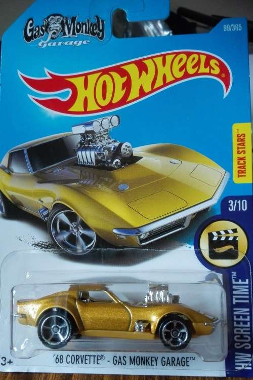 Diecast Hotwheels Gas Monkey Garage '68 Corvette