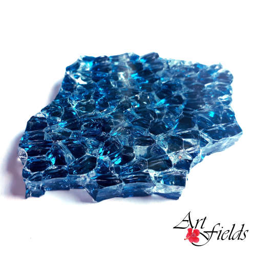 Gem Mosaic Glass 6mm- Blue Sapphire, 150g