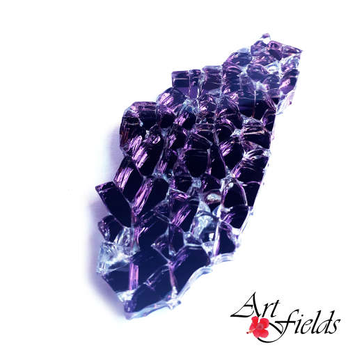 Gem Mosaic Glass 6mm- Purple Sapphire, 150g