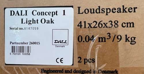 Dali Concept 1 Speakers