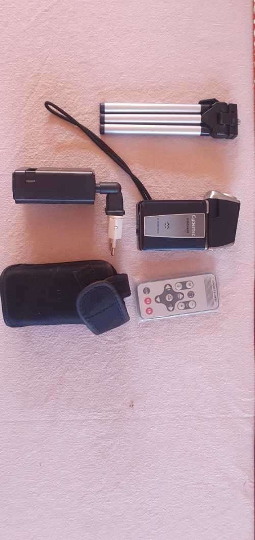 Video camera with Tripod and remote