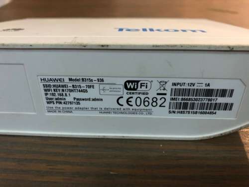 Huawei B315 s-936 LTE WiFi Router