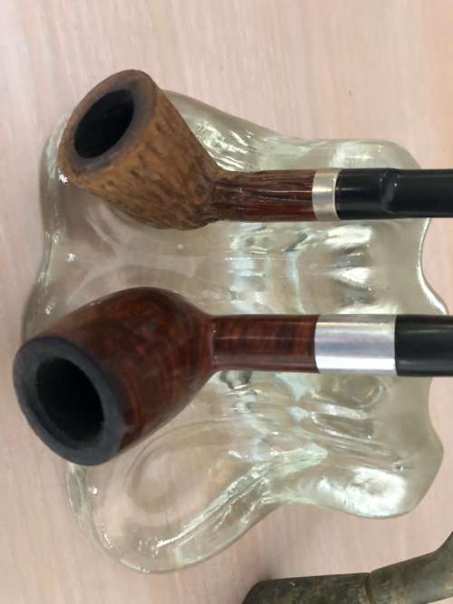 Vintage Pipes with Pipe Stander