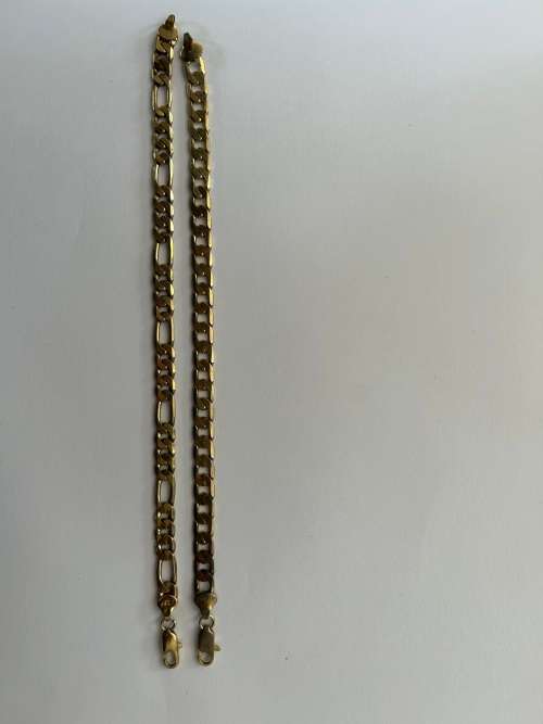 4 X 9CT Gold Plated Necklaces and Bracelets