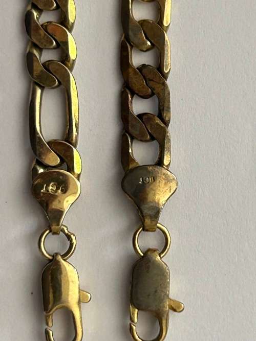 4 X 9CT Gold Plated Necklaces and Bracelets