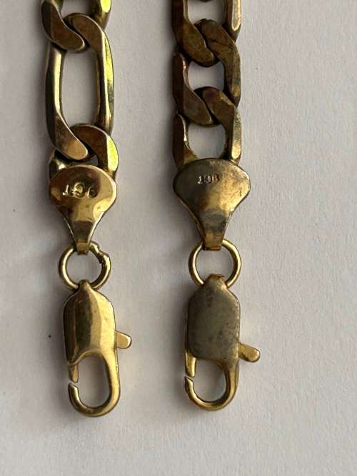 4 X 9CT Gold Plated Necklaces and Bracelets