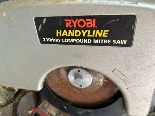 RYOBI handyline 210mm compound mitre saw