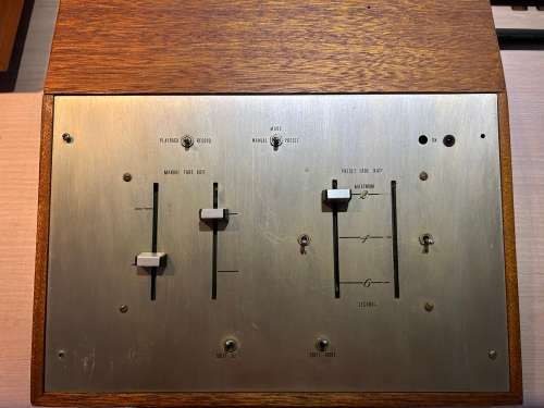 Vintage TWIN SLIDE PROJECTOR CONTROL  RECORDS SETTINGS TO TAPE