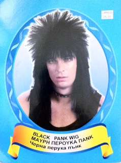 PARTY WIGS EXCLUSIVE IN SOUTH AFRICA! Black Punk Wig