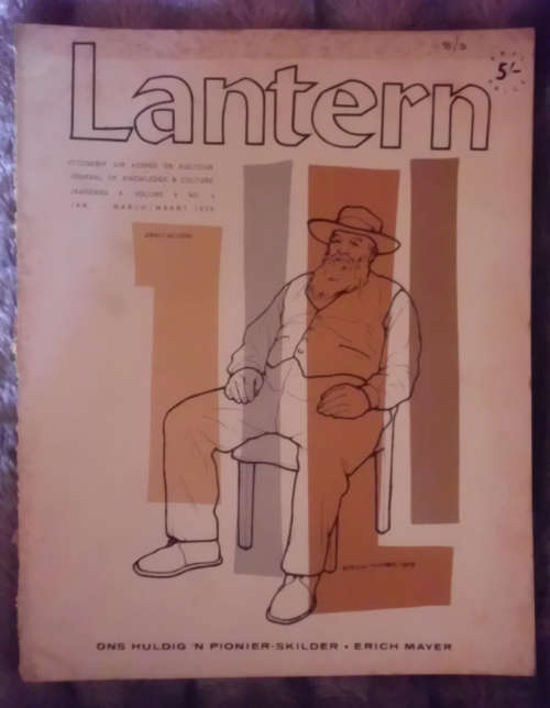 LANTERN - TYDSKRIF VIR KENNIS EN KULTUUR - JOURNAL OF KNOWLEDGE AND CULTURE - JANUARY/MARCH 1959
