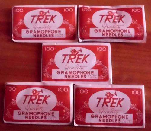 5 X TREK Quality Gramophone needles (sealed)