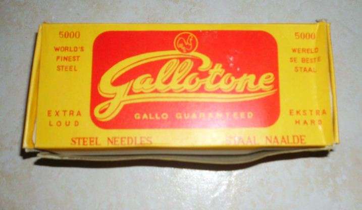 5 000   X Gallotone Gramophone needles (sealed)-50 packets with 100 needles