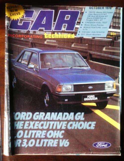 CAR MAGAZINE OCTOBER 1978  -VINTAGE CARS
