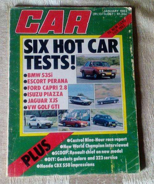 CAR MAGAZINE JANUARY 1983 - VINTAGE CARS