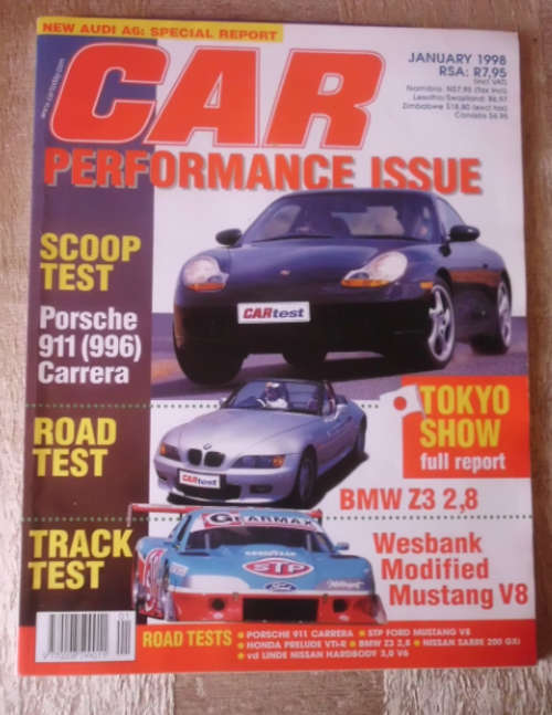 CAR MAGAZINE JANUARY 1998