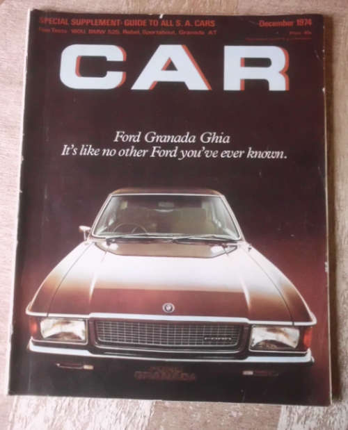 CAR MAGAZINE DECEMBER 1974 - VINTAGE CARS