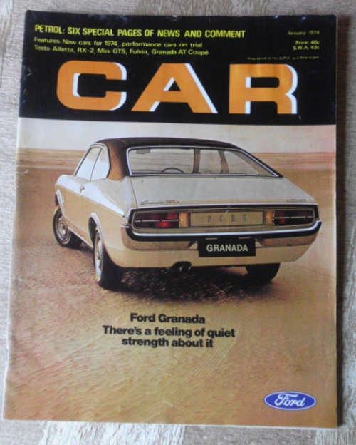 CAR MAGAZINE JANUARY 1974 - VINTAGE CARS