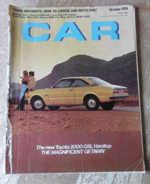 CAR MAGAZINE OCTOBER 1974 - VINTAGE CARS