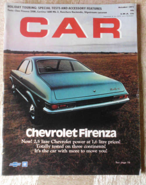 CAR MAGAZINE OCTOBER 1971 - VINTAGE CARS