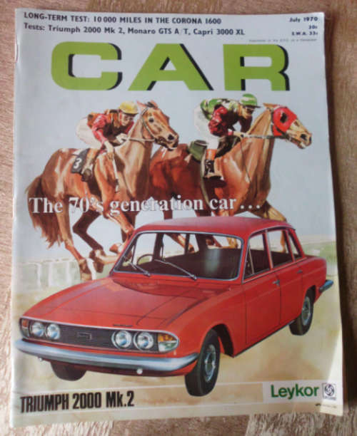 CAR MAGAZINE JULY 1970 - VINTAGE CARS