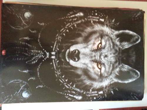 PYRAMID POSTERS MYSTICAL WOLF.