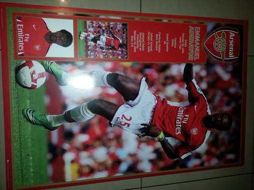 ARSENAL EMMANUEL ADEBAYOR.GB EYE POSTERS.