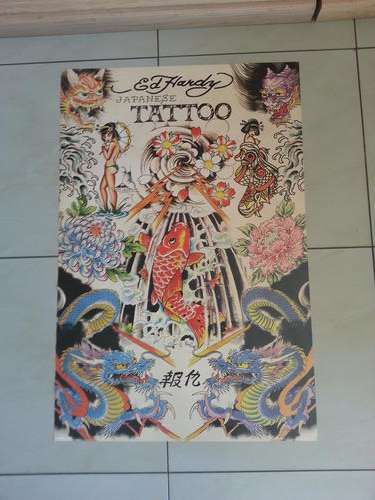 ED HARDY JAPANESE TATTOO. POSTER BY PYRAMID.