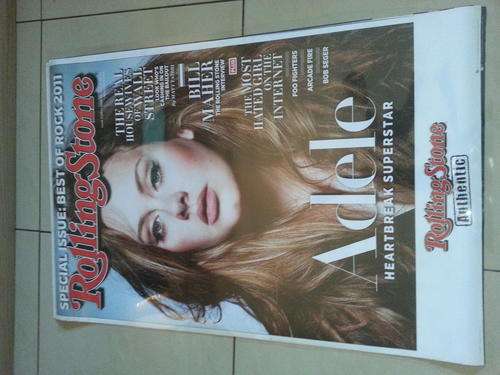 ADEL HEARTBREAK SUPERSTAR. ROLLING STONE MAGAZINE. POSTER BY GB EYE.