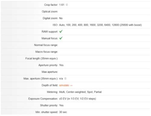 HIGH CLASS CANON EOS REBEL SL1 18MP RGB FILTER 18-55MM LENS