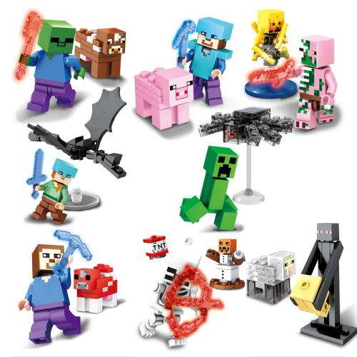 Minecraft minifigures - 8 double packs