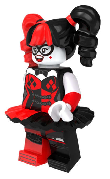 The Joker with Harley Quinn Minifigures.