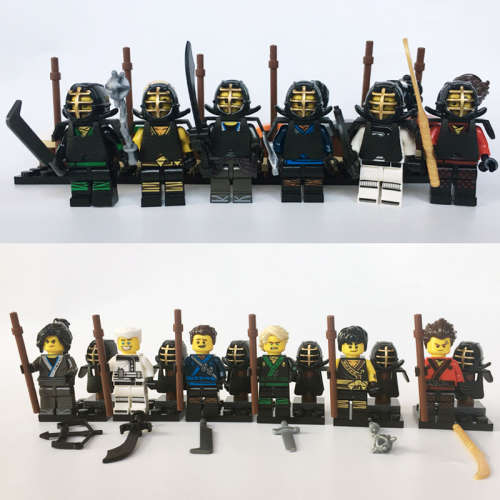 Ninjago Movie - Set of 6 minifigures - Lloyd, Jay, Cole, Kai, Zane & Nya