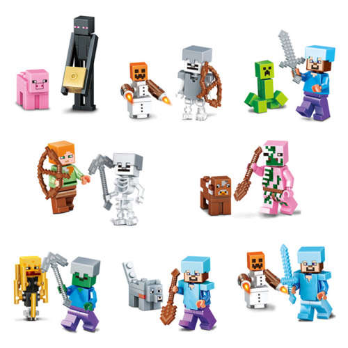 Minecraft minifigures - 8 double packs