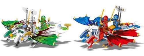 Zane White Ninjago with Dragon