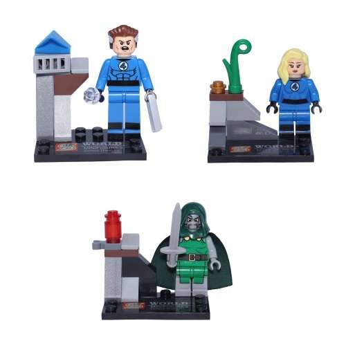 Marvels Fantastic Four Minifigures.