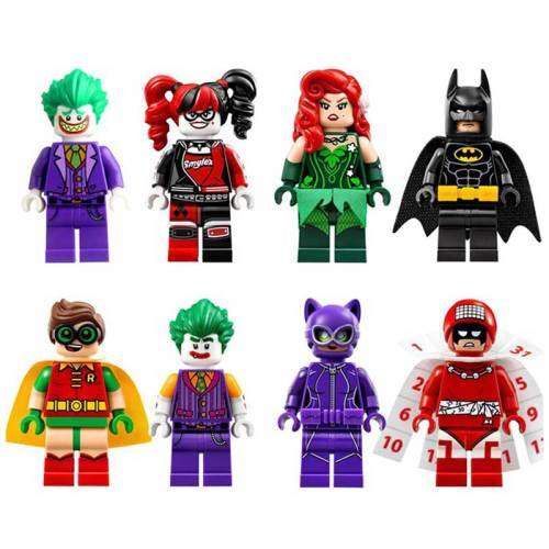 Lego Batman Movie- Huge set of 8 minifigures