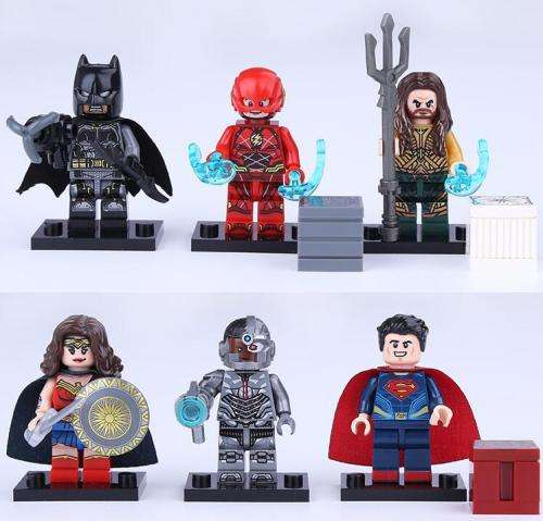 Lego Justice League - Set of 6 Mini-Figures