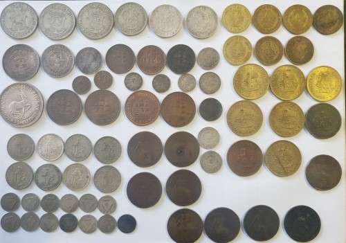 Collection of around 72 South African Coins