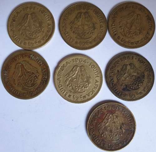 Collection of around 72 South African Coins