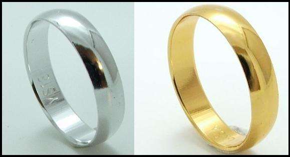 White/Yellow Gold Clad Ring  - Stamped YS18K. Different Sizes!!