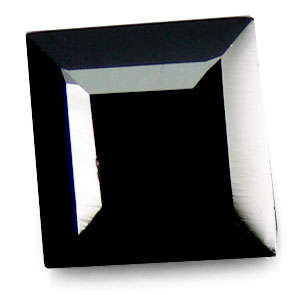 5.46ct Natural Square cut Black Spinel